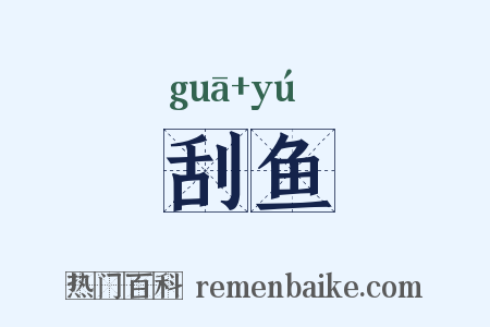 刮鱼是什么意思的图片
